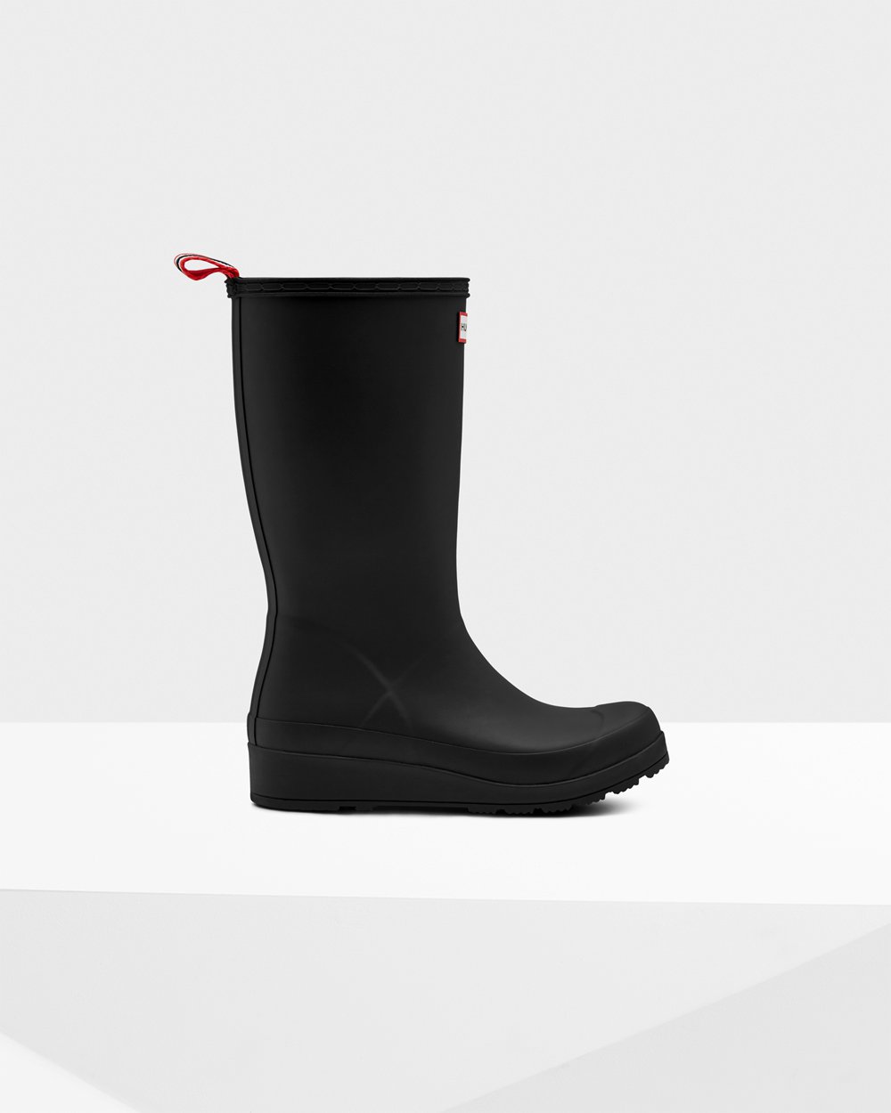Womens Play Boots - Hunter Original Tall Rain (26RTDQHAX) - Black